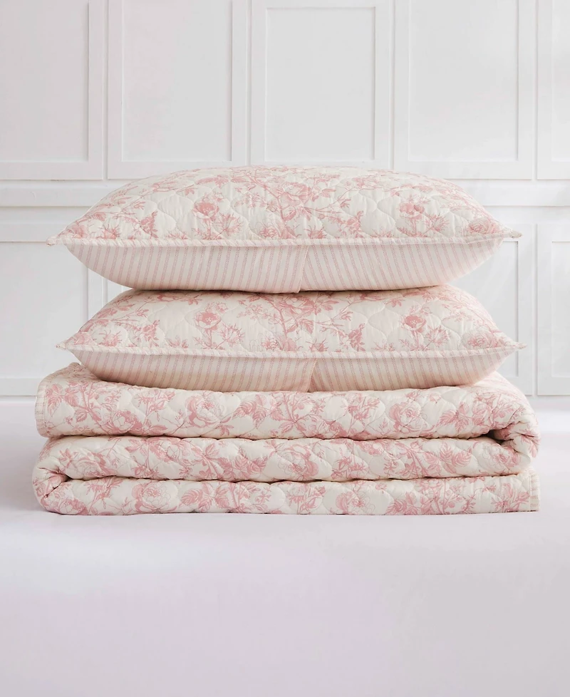 Jessica Simpson Floral Camilla 3-Pc. Quilt Set