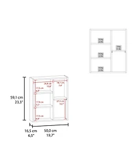 Fm Furniture Magia Wall-Mounted Bathroom Cabinet with Mirror