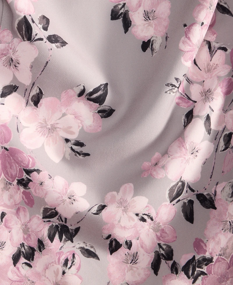 Anne Klein Women's Floral Print Fit & Flare Midi Dress