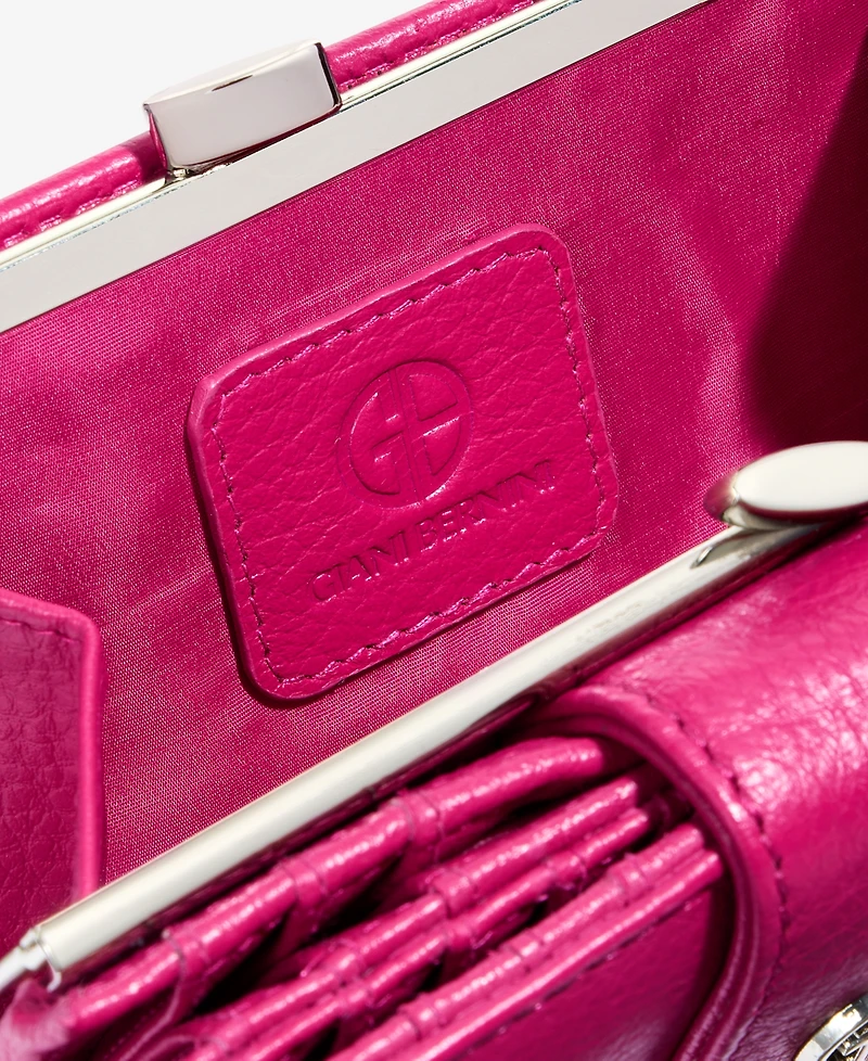 Giani Bernini Softy Leather Framed Colorblock Wallet, Created for Macy's