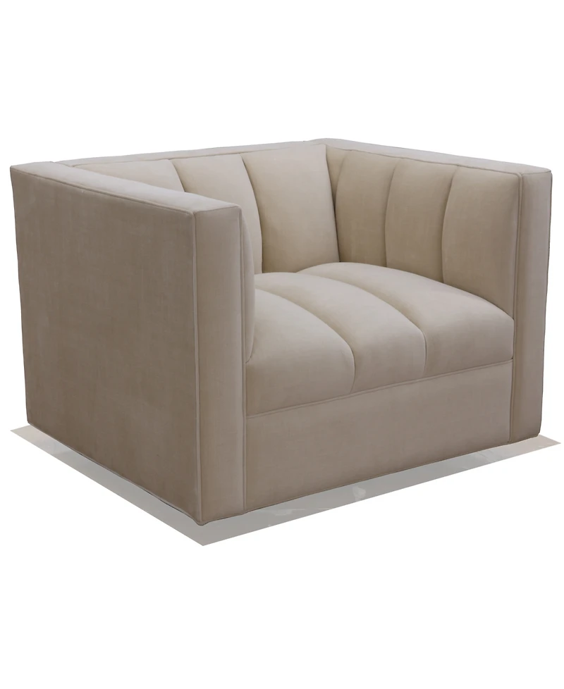Jhuliana 40" Fabric Swivel Chair