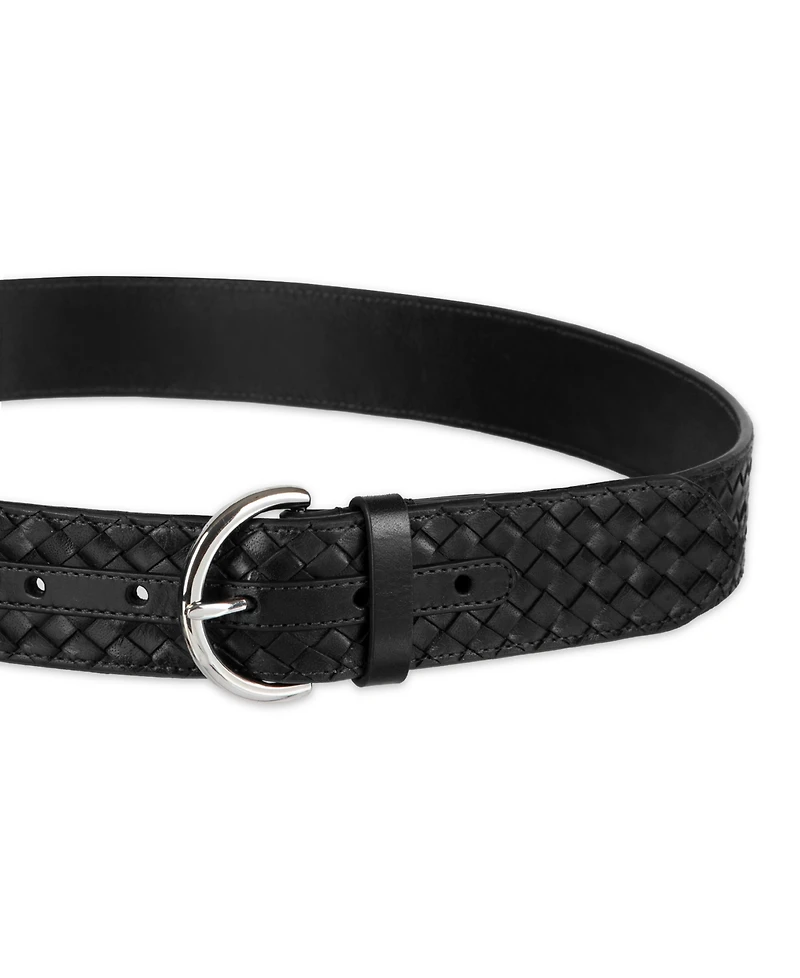 Cole Haan Women's Woven Leather Belt