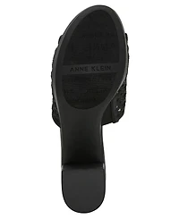 Anne Klein Women's Paros Block Heel Sandals