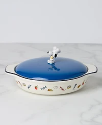 Lenox Chef Snoopy 40 oz. Covered Casserole Dish with Lid