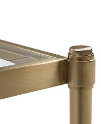 Isla 22.5" Glass End Table