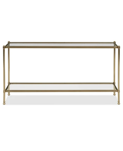 Isla 58.5" Glass Sofa Table