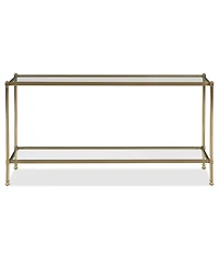 Isla 58.5" Glass Sofa Table