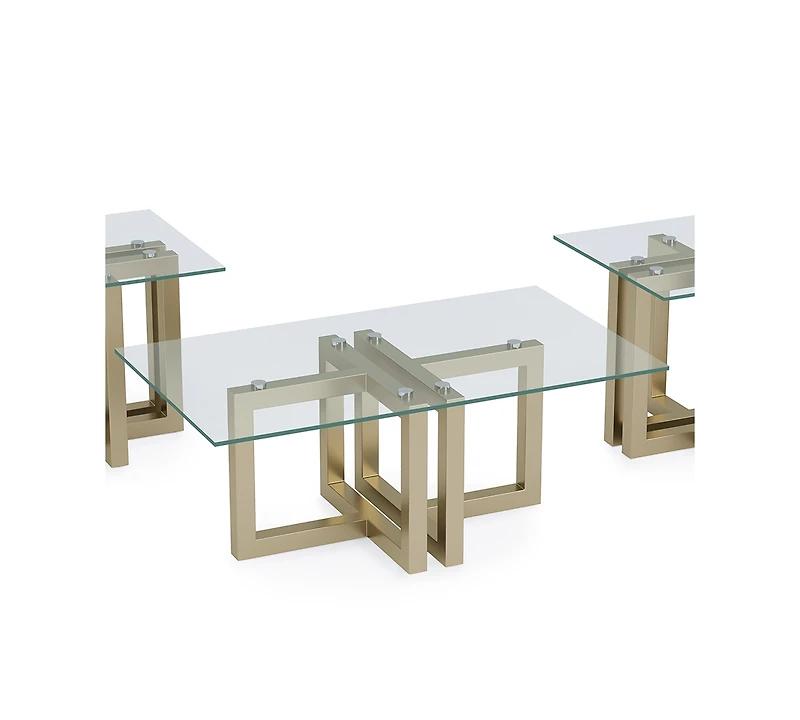 Emila 3-Pc. Rectangle Coffee Table and End Tables Set