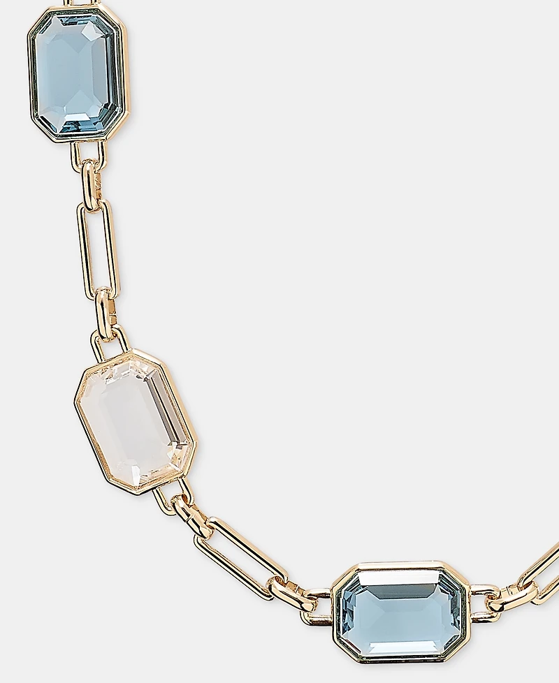 Lauren Ralph Lauren Gold-Tone Stone Chain Collar Necklace