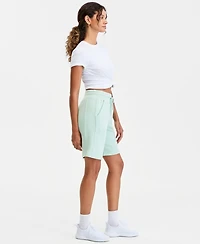 Id Ideology Women's Cotton-Blend Pull-On Bermuda Shorts, Exclusively at Macy's