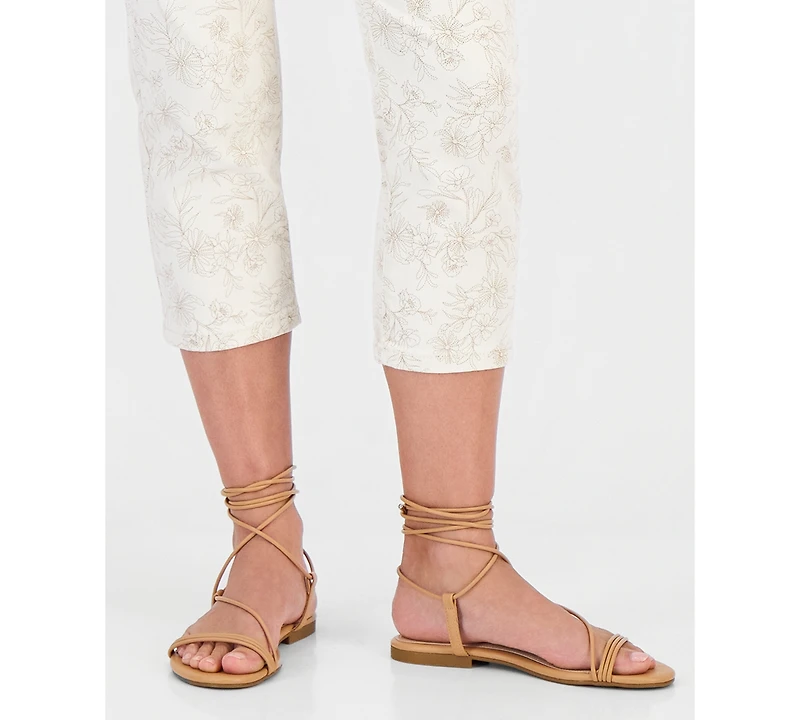Style & Co Petite Printed High-Rise Cropped Jeans, Macy's Exclusive