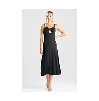 Natori Women's Solid Jersey Maxi Dress