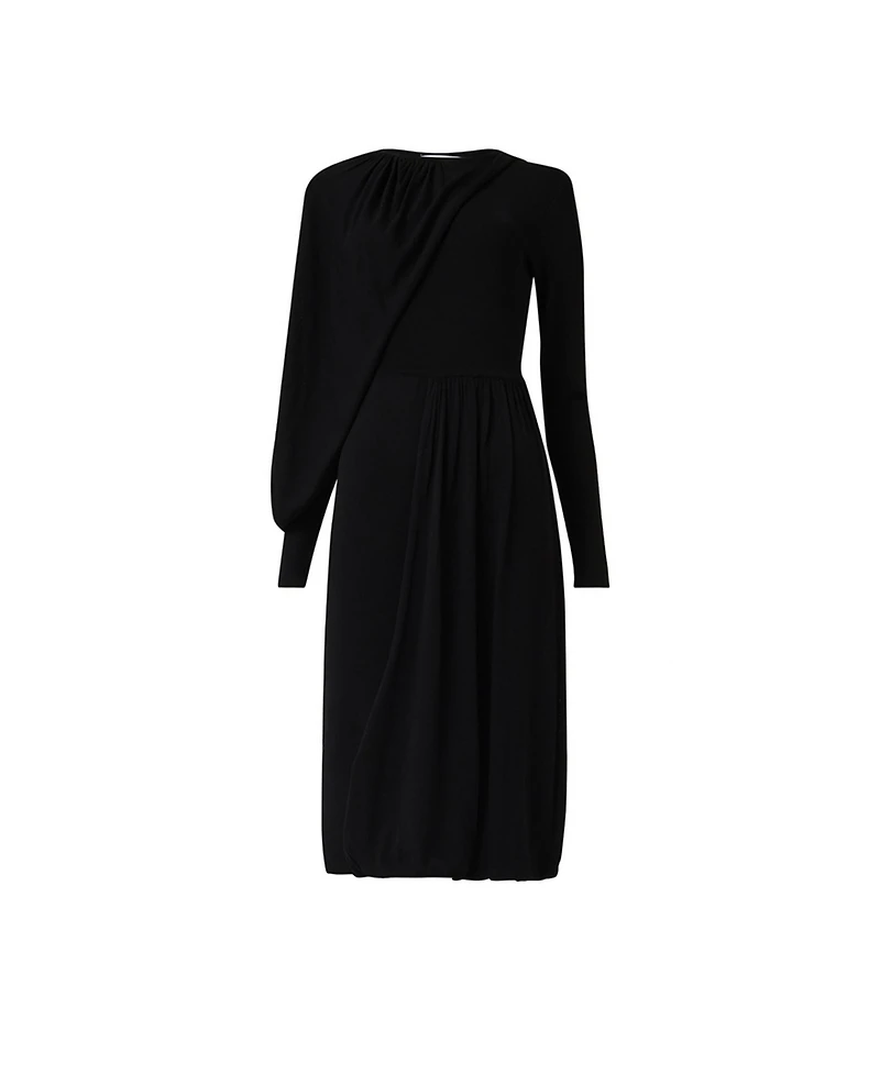 Leem Women's Knitted Dress with Scarf Detail