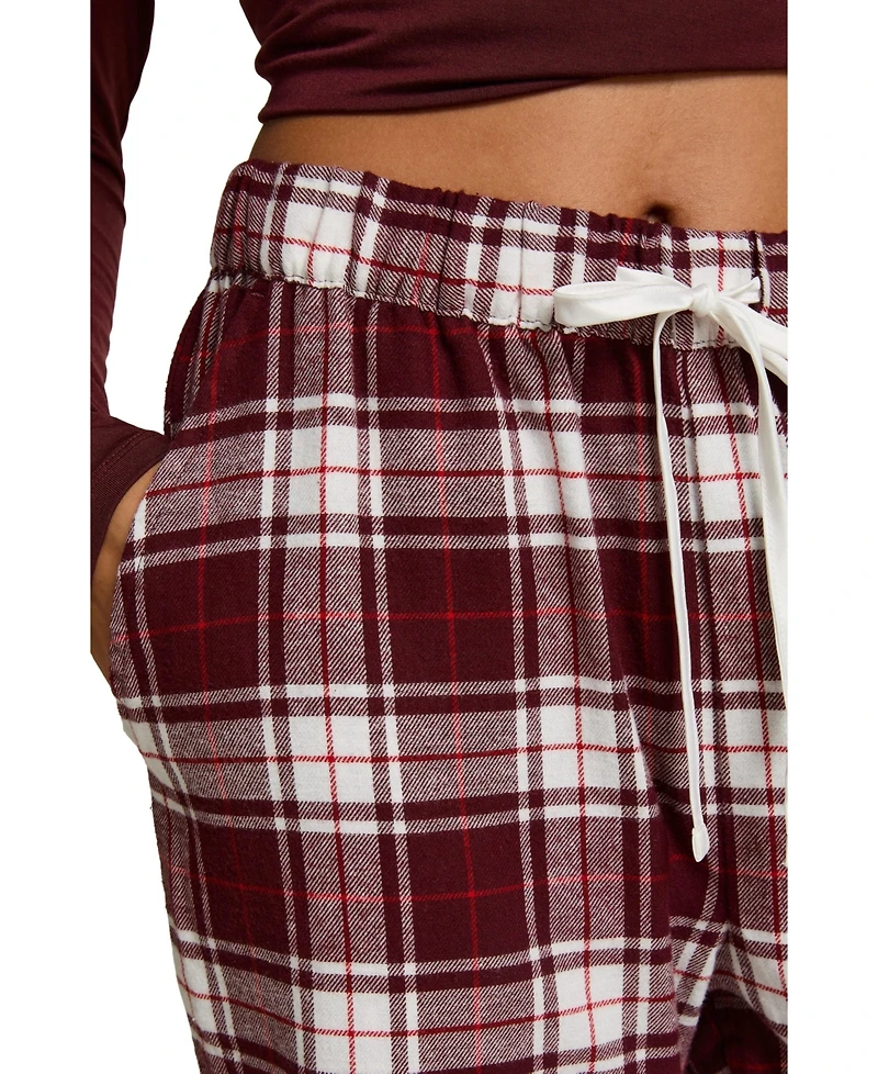 Hunkemoller Women's Flannel Pyjama Pants