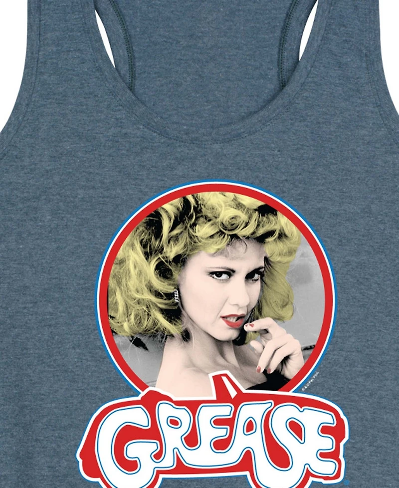 Hybrid Apparel Plus Grease Sandy Racerback Graphic Crewneck Tank Top