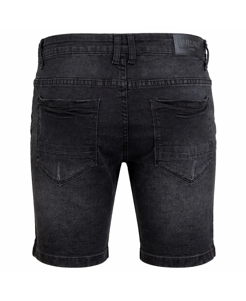 Blu Rock Men's Slim-Fit Stretch Denim Shorts