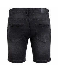 Blu Rock Men's Slim-Fit Stretch Denim Shorts