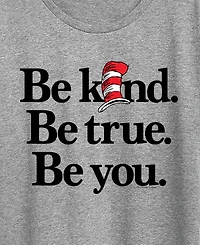 Hybrid Apparel Plus Dr. Seuss Cat The Hat Be You Printed Crewneck T-Shirt