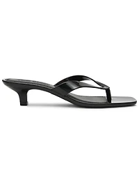 Steve Madden Women's Tracie-j Kitten-Heel Jelly Thong Sandals
