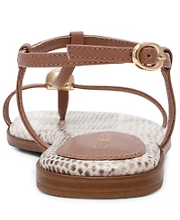 Steve Madden Women's Ritzy Ball-Stud Square Toe Flat Sandals