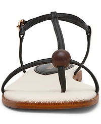 Steve Madden Women's Ritzy Ball-Stud Square Toe Flat Sandals