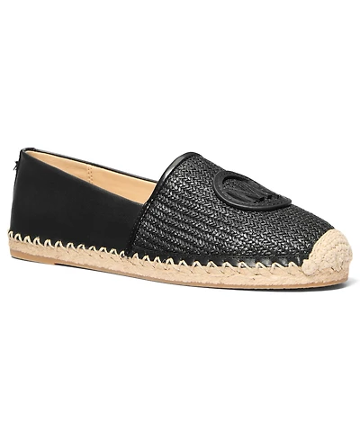 Michael Kors Women's Kenzie Logo Slip-On Espadrilles Flats