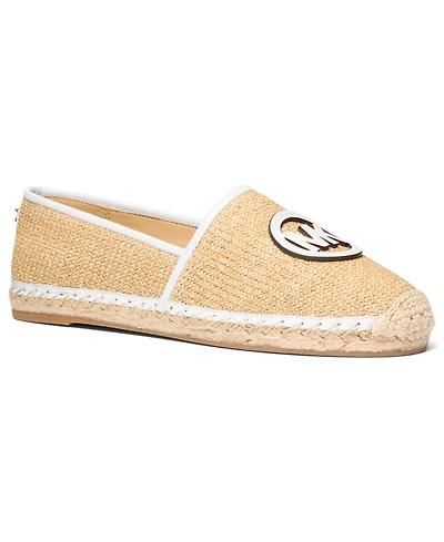 Michael Kors Women's Kenzie Logo Slip-On Espadrilles Flats