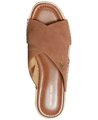 Michael Kors Women's Kenzie Slip-On Flat Sandals
