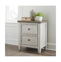 Liberty Furniture Industries, Inc 2 Drawer Night Stand w/ Charging Station