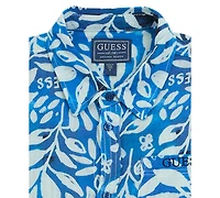 Guess Boys' 7-18 Oversize Printed Short-Sleeve Shirt
