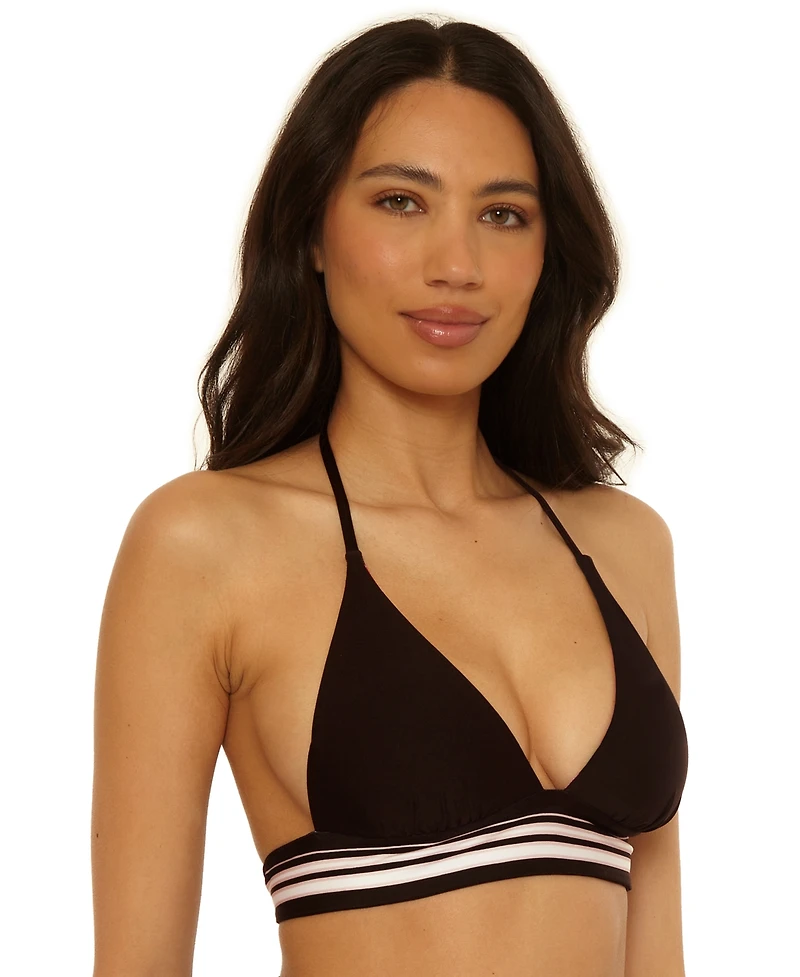 Trina Turk Women's Bougainvillea Reversible High-Waist Swim Bottom