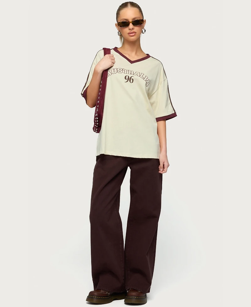 Edikted Women's Roman Low Rise Slouchy Jeans