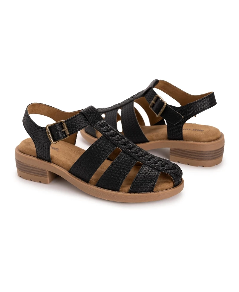 Muk Luks Women's Vanilla Fisherman Sandal