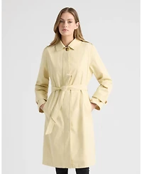 Ellen Tracy Women's Double Breasted Trench Coat
