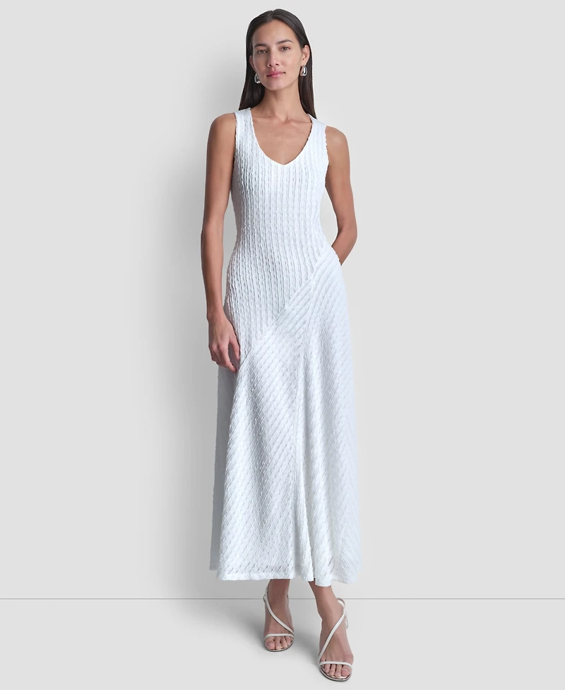 Dkny Women's Scoop Neck Maxi Dress