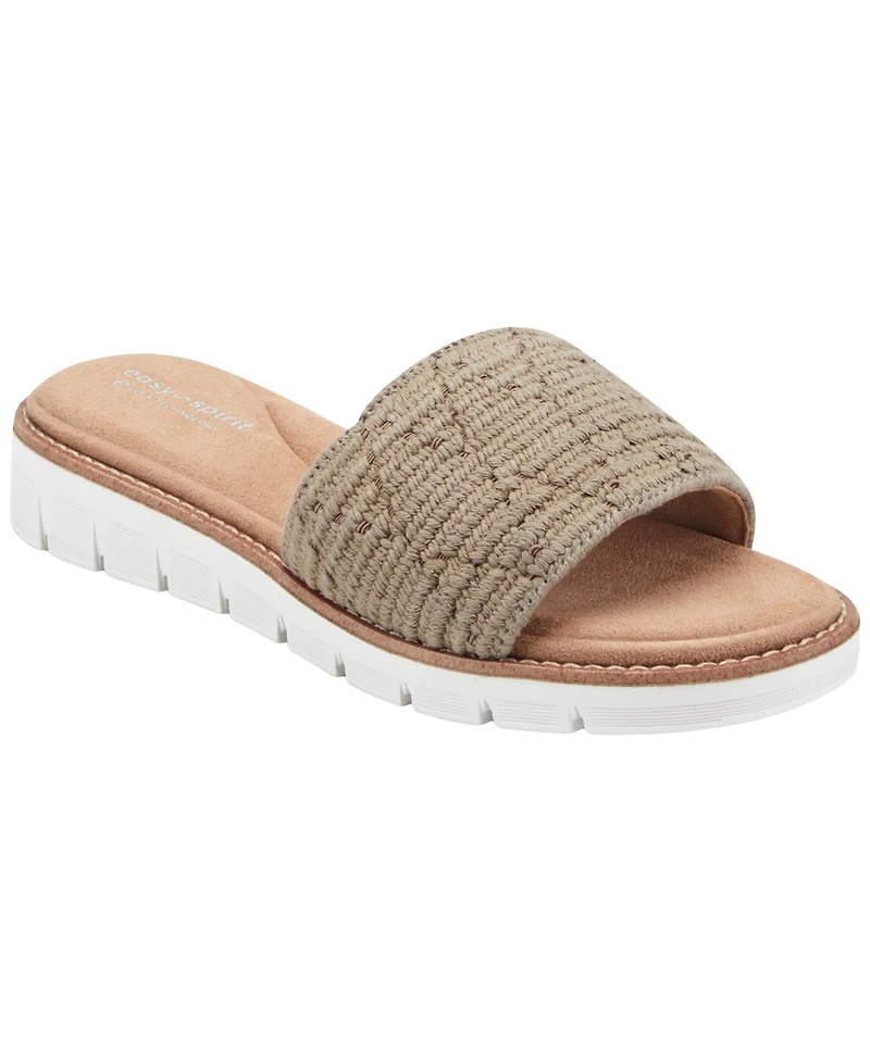 Easy Spirit Women's Jadyn Slip-On Flat Sandals