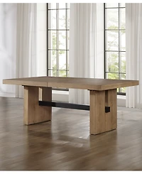 Macai 42" Wood Rectangular Dining Table