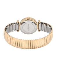 Peugeot Women's Round 25mm Easy-Read Expansion Bracelet Watch