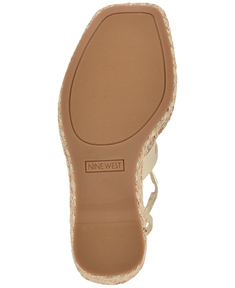 Nine West Women's Adriane Platform Wedge Sandals