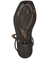 Nine West Women's Shells Jelly Strappy Flat Sandals