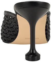 Nine West Women's Grasso Woven Dress Mules Pumps