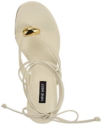 Nine West Women's Batty Ornamented Kitten Heel Sandals