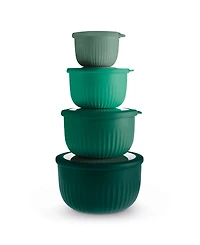 Art & Cook 8-Pc. Round Nesting Bowls Set with Lids
