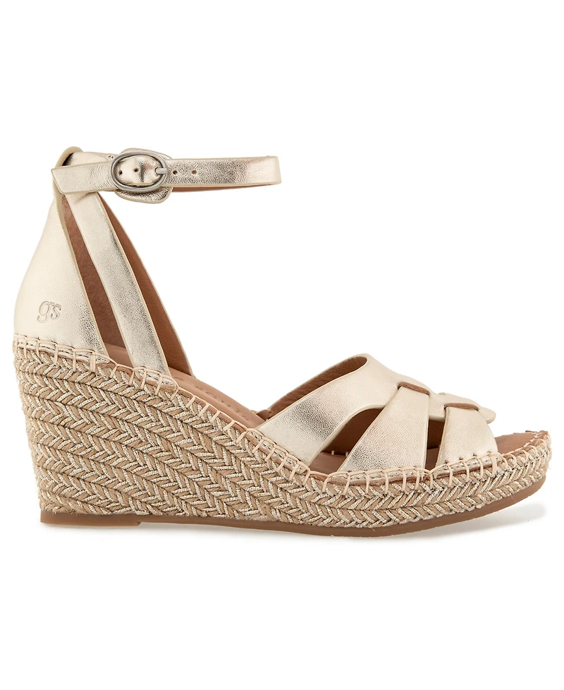 Gentle Souls Women's Coolie Espadrille Wedge Sandals