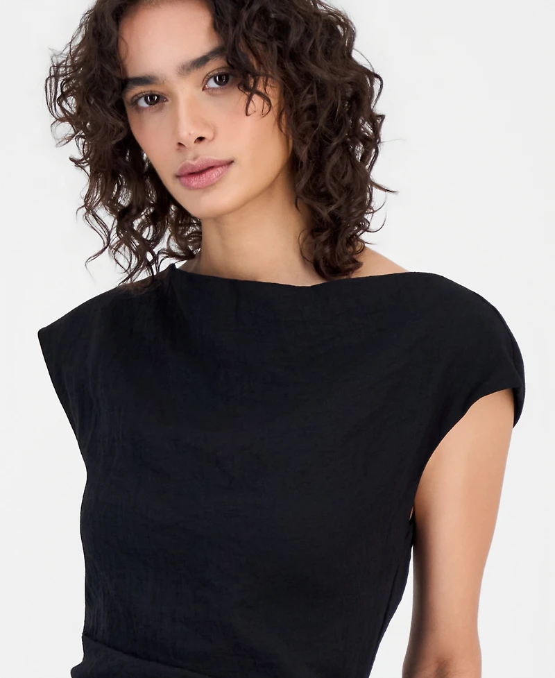 Sam Edelman Women's Boat-Neck Cap-Sleeve Sheath Dress