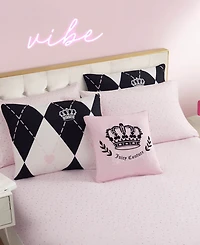Juicy Couture Royal Argyle Reversible 8-Pc. Comforter Set