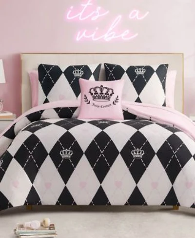 Juicy Couture Royal Argyle Reversible Comforter Sets