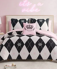 Juicy Couture Royal Argyle Reversible Comforter Sets