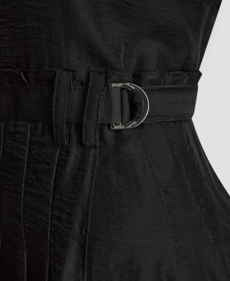 Dkny Women's Square Neck Sleeveless Midi Dress