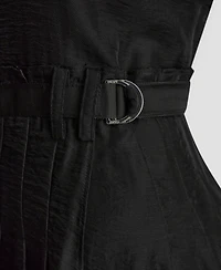 Dkny Women's Square Neck Sleeveless Midi Dress